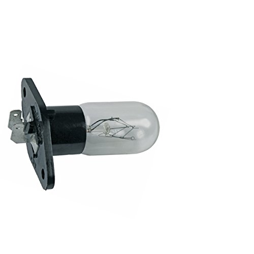 Samsung 4713-001524 ORIGINAL Lampe Leuchte Glühbirne T170 20W 230V 2x4,8AMP mit Sockel z.T. AMW83E CE101K CE107MST CE115K G2739N GE107Y GE86Y M182DN MC32F604TCT MW81W Mikrowelle