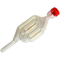 'Ferrari' Gärspund aus lebensmittelechtem Kunststoff - einteilges Gärröhrchen für 10 mm Bohrung - EU Markenqualität aus…