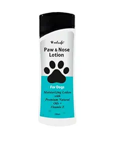 VetSafe Paw and Nose Lotion 100 ml | for Dry, Cracked, Chapped Paws, Nose & Elbows | Ayurvedic Treatment of Puppies, Dogs, Kitten, Cats of All Breed | Herbal Paw Lotion