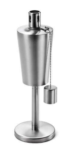 Fire und Deco 21240 Standfackel, Edelstahl gebürstet