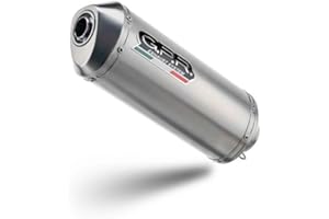 AUSPUFF GPR EXHAUST SYSTEM kompatibel mit HONDA TRANSALP XL 600 V 1986/99, zugelassene Auspuffanlage Mit Satinox-Anschluss.