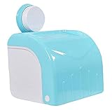 Saugnapf-toilettenpapierhalter,Punch-free,Wasserdicht,Mit deckel-grün