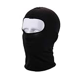 Fashionable Fleece Warm Full Face Cover Anti-dust Windproof Ski Mask Snowboard Hood Anti-dust Bike Thermal Balaclavas Scarf(black) Jasnyfall