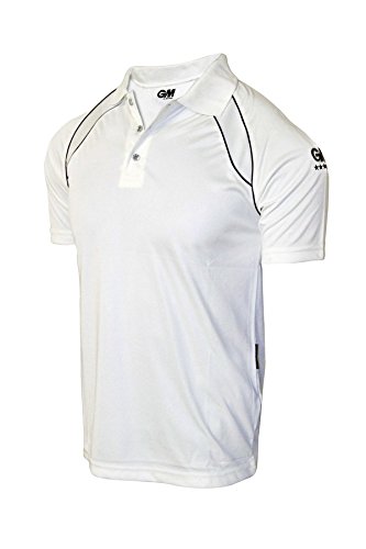 GM 1600700 Polyester Cricket Shirt, Size 30 (White/Navy) RS.597 (15.00% Off) - Amazon