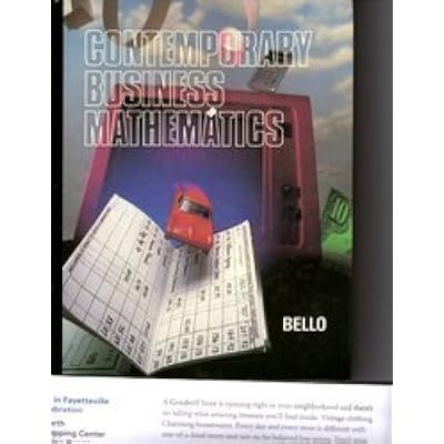 Read Contemporary Business Mathematics College By Bello Ignacio 1988 Hardcover Pdf Zanderconor