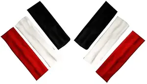 Baal Anti Slip Stretchy And Elastic Sport Headband For Women (Set of 6 Pcs)