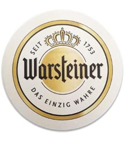 Warsteiner Barservietten – 150 Stück, Schwarz Mit Goldfarbenem Logo, Saugfähig Für Bier & Getränke