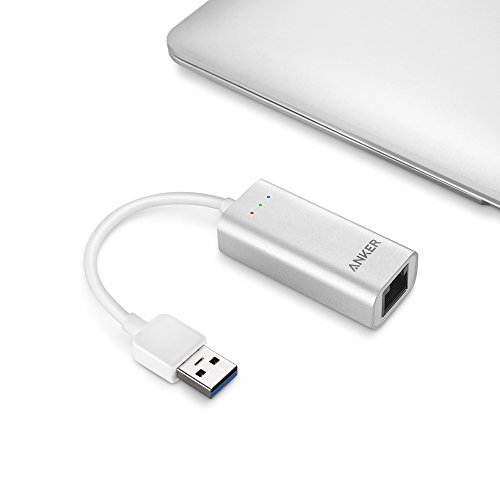 Anker USB 3.0 auf RJ45 10/100/1000 Gigabit Ethernet Adapter, Netzwerkadapter für Macbook Ultrabook , Windows 10/ 8.1 / 8/7 / Vista / XP usw. (Aluminium Silber) - 5