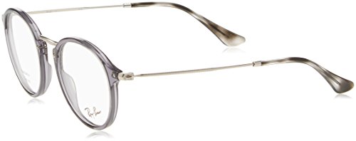 Preisvergleich Produktbild Ray-Ban Herren Brillengestell Round Fleck, Schwarz (Negro), 49