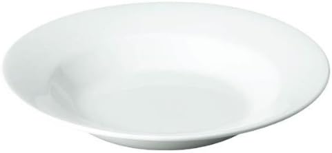 ChurchillSuper Vitrified P617 Whiteware Pasta Plate, White (Pack of 12)