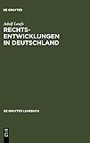 Image de Rechtsentwicklungen in Deutschland (De Gruyter Lehrbuch)
