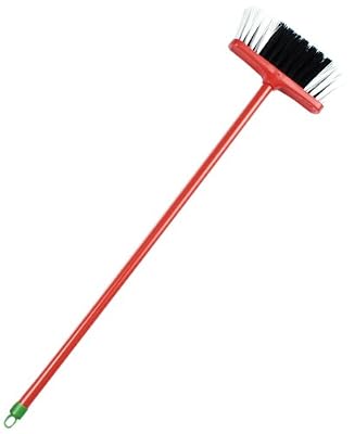 Klein - 6621 - Jeu d'Imitation - Balai Brosse Grand Modèle, Noir et Blanc