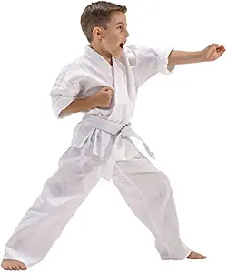 Toyshine Martial Arts Karate Uniform 28no for (6 to 8 Yrs) with White Belt SSTP