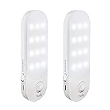 Breite Verwendung: Die LED Lichter sind geeignet für Schrank Treppe, Schublade, Unterschrank, Speisekammer, Schlafzimmer, Kleiderschrank, Werkstatt, Bücherregal, Dachboden, Schrank, Keller, Flur, Kopfteil, usw. Genießen Sie 24-Monate-Garantie, freundlichen und leicht erreichbaren Support.