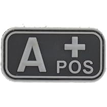 Toppa Gruppo Sanguigno In PVC Con Velcro - Alta Visibilità Per Emergenze - Foto 3