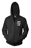 Langarm Hoodie Herren Kapuzenpullover Zipper Live Free Die Free Biker Motorrad Club Rock Old School Hoodie