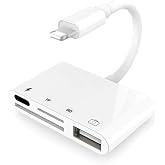 Ancheyn Lightning To USB Lightning Micro Sd Tf Kart Okuyucu &Ccedil;evirici D&ouml;n&uuml;şt&uuml;r&uuml;c&uuml; Adapt&ouml;r 4333