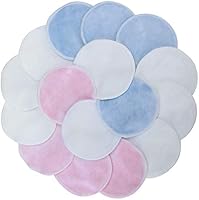 AKIMO 16 Pcs Coton Démaquillant Bio Lavable Bambou - Disque Tige Bambou Ecologique Reutilisable avec un Sac de Lavage,...