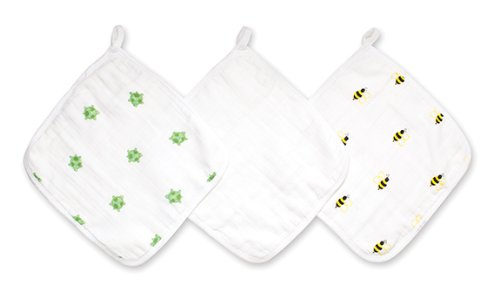 Preisvergleich Produktbild aden by aden + anais 3 Stück Musselin Waschlappen