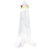 Betthimmel / Moskitonetz / Baldachin / Insektennetz / Fliegennetz (Mit farbenfrohen Aufdrucken) - 2