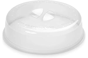 Space Home - Tapa Microondas Libre BPA - Tapadera Microondas - Tapa Protectora para Microondas - Protector Microondas - Tapa Microondas 24 cm - Polipropileno