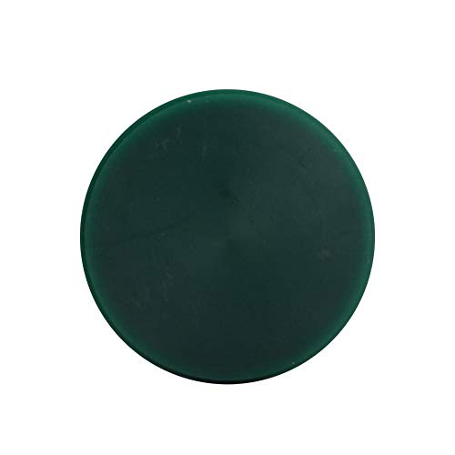 Alucy Strumento di Gioielli Intaglio Incisione Cera per Computer Cera Cera 3D Cera CAD Cam Cera Rotonda Torta Cera Incisione Computer (con Lato) Verde(16 Millimetri)