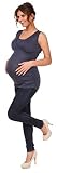 Happy Mama Damen Umstandsmoden Stillshirt in Wickeloptik Empire-Taille Top. 371p - 5