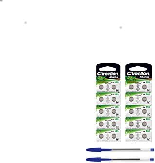 20 Camelion AG5 1.5 V Button Cell Alkaline Batteries LR48 + 2x Pen FREE