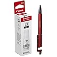 Canon 73 Black Ink Bottles with ITGLOBAL 3in1 Multi-Function Mobile Phone Stand, Stylus Pen, Anti-Metal Texture Rotating Ballpoint Pen (Very Colors) Gi-73 Gi 73 Gi73