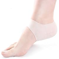 1 Paar Silikon Gel Fersenschutz Fersensocke Fersensporn Fersenkissen Fußpflege