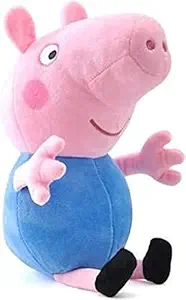 Frantic 30CM Blue Peppa Pig Soft Toy, Baby Toys, Kids Toy, Soft Toy, Toy for Girl, Birthday Gift for Girl/Boys (30CM, Blue Peppa Pig)