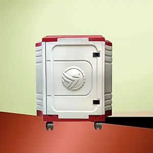 Urban Choice Inverter Trolley for All Batteries and inverters_Redwhite