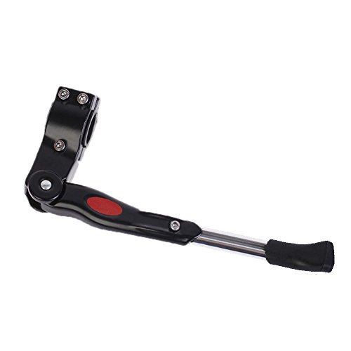 Preisvergleich Produktbild RotSale® Schwarz Fahrrad Ständer Universell Einsetzbar Verstellbar Seitenständer Hinterbauständer Fahrradständer