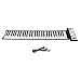 Produktbild Harlls 61 Tasten 128 Töne Roll Up Elektronische Klaviertastatur Portable Digital Keyboard Piano Flexible Wiederaufladbare Musikinstrument
