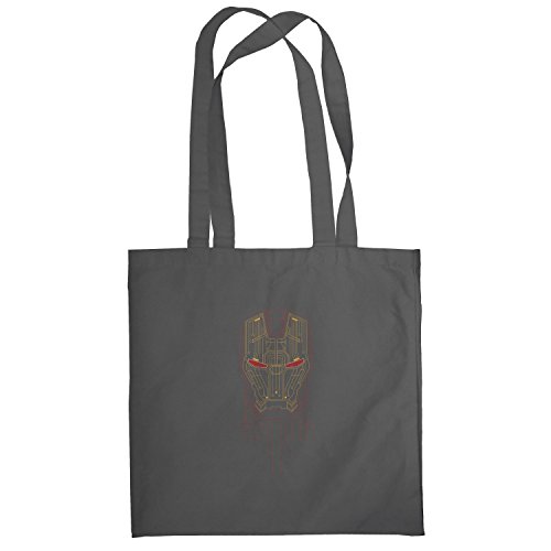 Preisvergleich Produktbild TEXLAB - Circuit Man - Stoffbeutel, grau