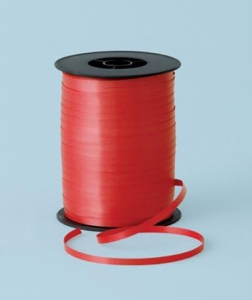 1x 500m Red Satin Christmas Curling Balloon Ribbon Xmas Gift Wrapping