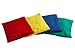 Produktbild 4er-Set bunte Bohnensäckchen zum Spielen & Trainieren, 15x25cm  Waschbar  Bezug: 100% Baumwolle  Für viele motorische Spiele | Kleines Wurfsäckchen, Konzentrationskissen, Therapiesäckchen für Kinder – als Cornbag geeignet, Corn-Hole Bean-Bag