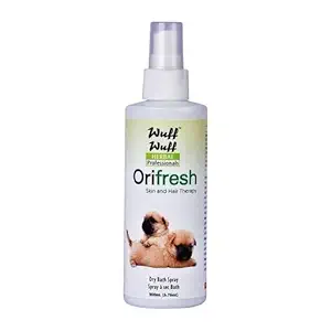 Wuff-Wuff Orifresh Dry Bath for Pups,Kitten,Dogs & Cats (200ML)