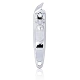 Footful Slanted Edge Stainless Steel Nail Cilppers Fingernail Toenail Clippers Small Size---Silver