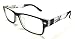 AKSHAJ Latest Ractangle Transparent Black White Printed Mat Frame Spectacle Frame Shades RS.449.00