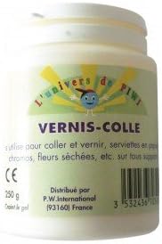 Varnish Glue Shiny 250 ml for serviettage Piwi Gingham