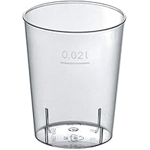 100 desechables vasos de chupito (2 cl vasos KIC medicinal vasos de plástico Vasos)