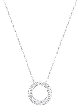 Swarovski Hilt Necklace, White, Rhodium Plating
