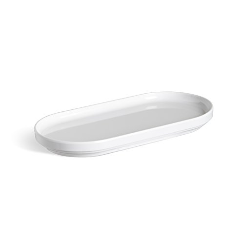 Umbra 024001-660 Step Kosmetiktablett, Plastik, weiß, 24,68 x 12,19 x 2,48 cm