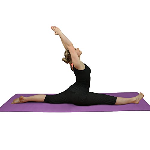 Yoga-Matte LIFE 183 cm x 61 cm x 0,4 cm Yogamatte in vielen Farben rutschfest phthalatfrei für Gymnastik Turnen Pilates - 7