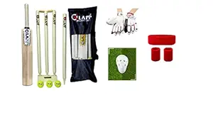 Klapp Rohit Sharma Speed Popular Willow Cricket Kit with Three Ball, Four Wicket for Boys and Youth