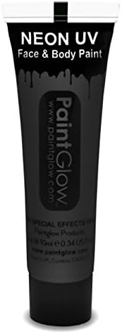 Black Neon Body & Face Paint 10ml Parties, Festivals Nights Out