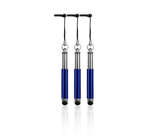 (Blue) Huawei Honor 5c Hülle Einstellbare Farbe Coded Touch Screen Stylus Pens 3 Pack By Fone Case®