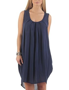 malito Basic Kleid Sommerkleid knielang 1120 Damen One Size