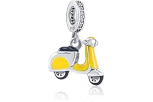 JCALEYDO Abalorio Plata de Ley 925 Compatible con Pulsera Pandora